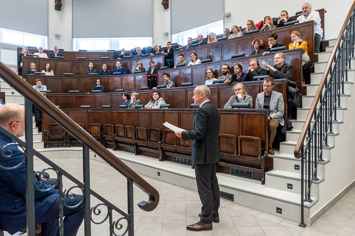 Prof. Piotr Ponikowski umedwroc - uczestnicy spotkania