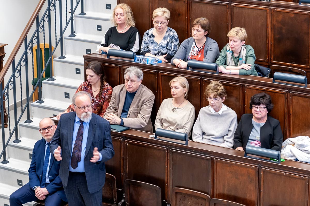 Prof. Andrzej Hendrich uczestnicy spotkania umedwroc